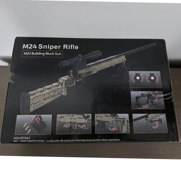 M24 Building Blocks Set | 1088 PCS | 1:1 Scale Model | Toy Collection - Picture 5 of 5